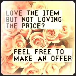 Reasonable offers considered 💜